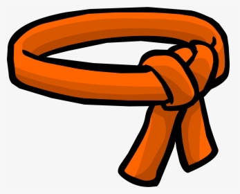 Orange Ninja Belt Club Penguin Wiki Fandom Powered - Club Penguin Orange Belt, HD Png Download, Free Download