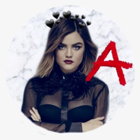 Aria 🖤 - Pretty Little Liars Lucy Hale, HD Png Download, Free Download