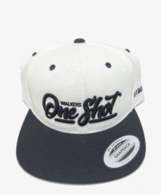 Walkers Oneshot Snapback Hat Black & White 3d Puff - Baseball Cap, HD Png Download, Free Download