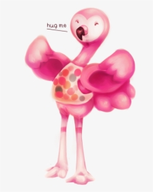 New Leaf Image Qr Code Game Digital Art - Flora The Flamingo Animal Crossing, HD Png Download, Free Download