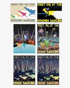 Gold Saucer Travel Poster, HD Png Download, Free Download
