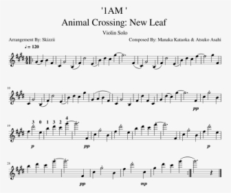 Animal Crossing 1am Sheet Music Hd Png Download Kindpng