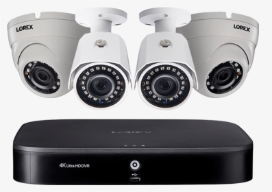 4 Channel 2k Hd Security Camera System With 4 Super - Closed-circuit Television, HD Png Download, Free Download