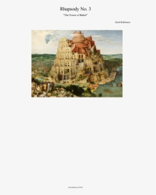 Tower Of Babel, 1563, HD Png Download, Free Download