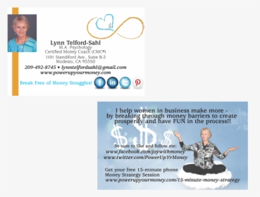 Lynn Telford-sahl Business Card, HD Png Download, Free Download
