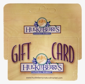 Hucks Giftcard - Huckleberry's, HD Png Download, Free Download
