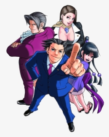 Ace Attorney Wiki - Phoenix Wright Ace Attorney Art, HD Png Download, Free Download