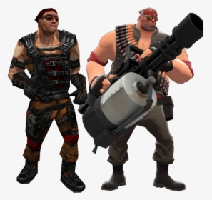 Heavy Weapons Guy Tfc, HD Png Download, Free Download