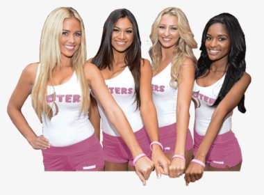 Hooters Girls - Hooters Breast Cancer Awareness, HD Png Download, Free Download