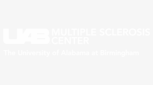 Uab Multiple Sclerosis Center Logo - Black-and-white, HD Png Download, Free Download
