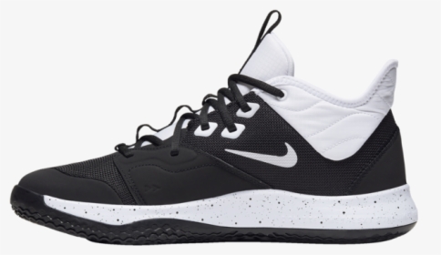 Nike Pg 3 Black/white Oreo Paul George Mens Basketball - Pg 3 Basketball Shoes, HD Png Download, Free Download