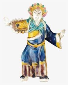 Large Chinese Glazed Ceramic Peking Opera “mudman” - Illustration, HD Png Download, Free Download