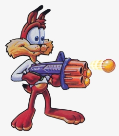 Bubsy With Gun, HD Png Download, Free Download