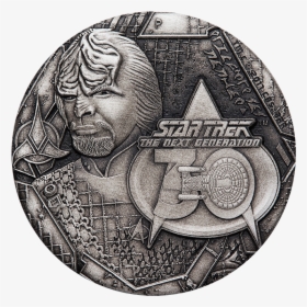 Lieutenant Commander Worf - Star Trek The Next Generation Tuvalu Coin, HD Png Download, Free Download