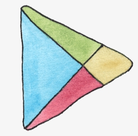 Google Play - Triangle, HD Png Download, Free Download