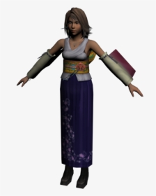 Download Zip Archive - Yuna Character Model, HD Png Download, Free Download