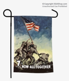 Artwork Raising The Flag On Iwo Jima, HD Png Download, Free Download