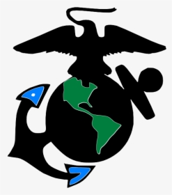 Marine Corp Emblem Clip Art - United States Marines Svg, HD Png Download, Free Download