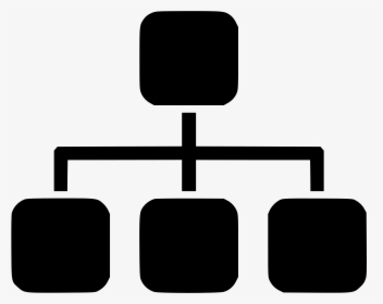 Org Chart - Sitemap Icon Font Awesome, HD Png Download, Free Download