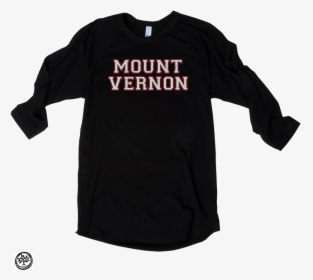 Mount Vernon - Baseball Tee - Black/black - Love For A Love Others T Shirts, HD Png Download, Free Download