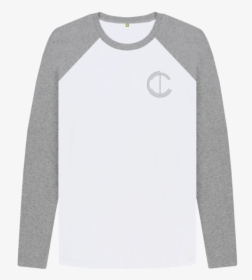 Long Sleeve Baseball T Shirt Grey, HD Png Download, Free Download