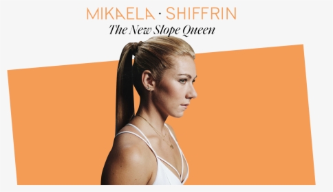Mikaela Shiffrin On An Orange Background - Single Mikaela Shiffrin, HD Png Download, Free Download