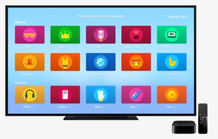Genres - Apple Tv Songpop Party, HD Png Download, Free Download
