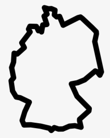Germany Map Icon - Germany Icon Black And White, HD Png Download, Free Download