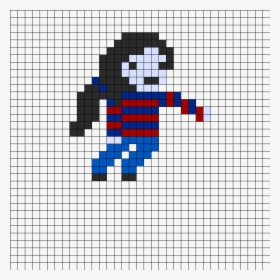 Adventure Time Marceline Perler Bead Pattern / Bead - Superman In Graphing Paper, HD Png Download, Free Download