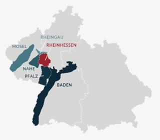 Rheinhessen Wine Region Map, HD Png Download, Free Download