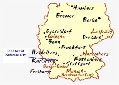 Germany Map, HD Png Download, Free Download
