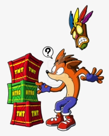 Crash Bandicoot Nitro Crate Png Freeuse Library - T Shirt Crash Bandicoot, Transparent Png, Free Download