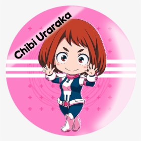 Ochako My Hero Academia Characters Chibi Hd Png Download Kindpng