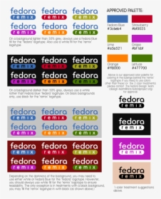 Fedora Remix Design Guidelines - Graphic Design, HD Png Download, Free Download