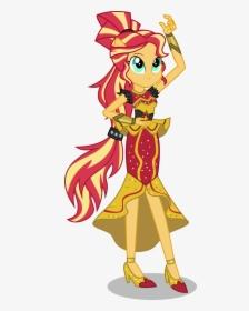 Sunset Shimmer Dance Magic By Limedazzle Db9eev3 - My Little Pony Equestria Girl Dance Magic, HD Png Download, Free Download