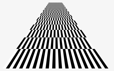 Black And White Striped Bathroom Floor, HD Png Download, Free Download