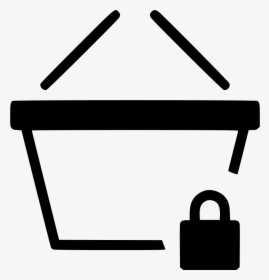 Basket Shop Buy Lock Secure, HD Png Download, Free Download