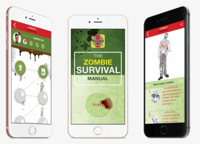 Zombie Survival App - Iphone, HD Png Download, Free Download
