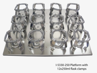 Platform With 12x250ml Flask Clamps - Chain, HD Png Download, Free Download