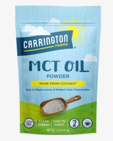Carrington Farms Mct Oil Powder Made From Coconut - Packaging And Labeling, HD Png Download, Free Download