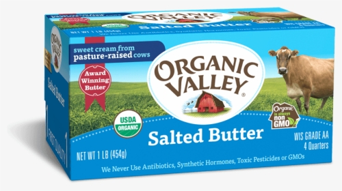 Organic Valley Salted Butter, HD Png Download, Free Download