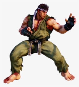 Sfv Ryu Png - Street Fighter V Renders, Transparent Png, Free Download