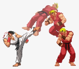 Ryu Kicking Png Transparent, Png Download, Free Download