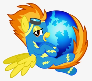 Wonderbolt Spitfire mlp Blog - Mlp Firefox, HD Png Download, Free Download