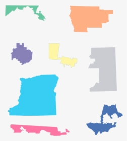 Real Congressional District Shapes, HD Png Download, Free Download