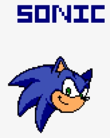 Pixel Art Sonic The Hedgehog, HD Png Download, Free Download
