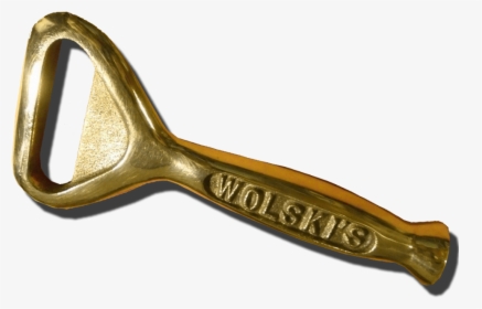 Wolskis Brass Bottle Opener - Wolski's Bottle Opener, HD Png Download, Free Download