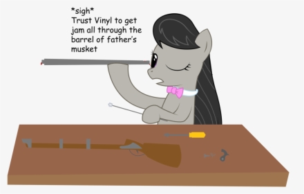Octavia Cleaning A Musket By Replaymasteroftime - Cartoon, HD Png Download, Free Download