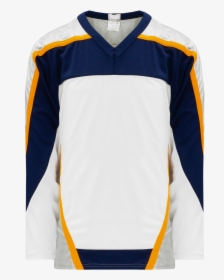 Athletic Knit H550c Nashville Predators White Hockey - Sweatshirt, HD Png Download, Free Download