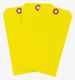 Brady Blank Paper Tag Range Yellow - Slope, HD Png Download, Free Download